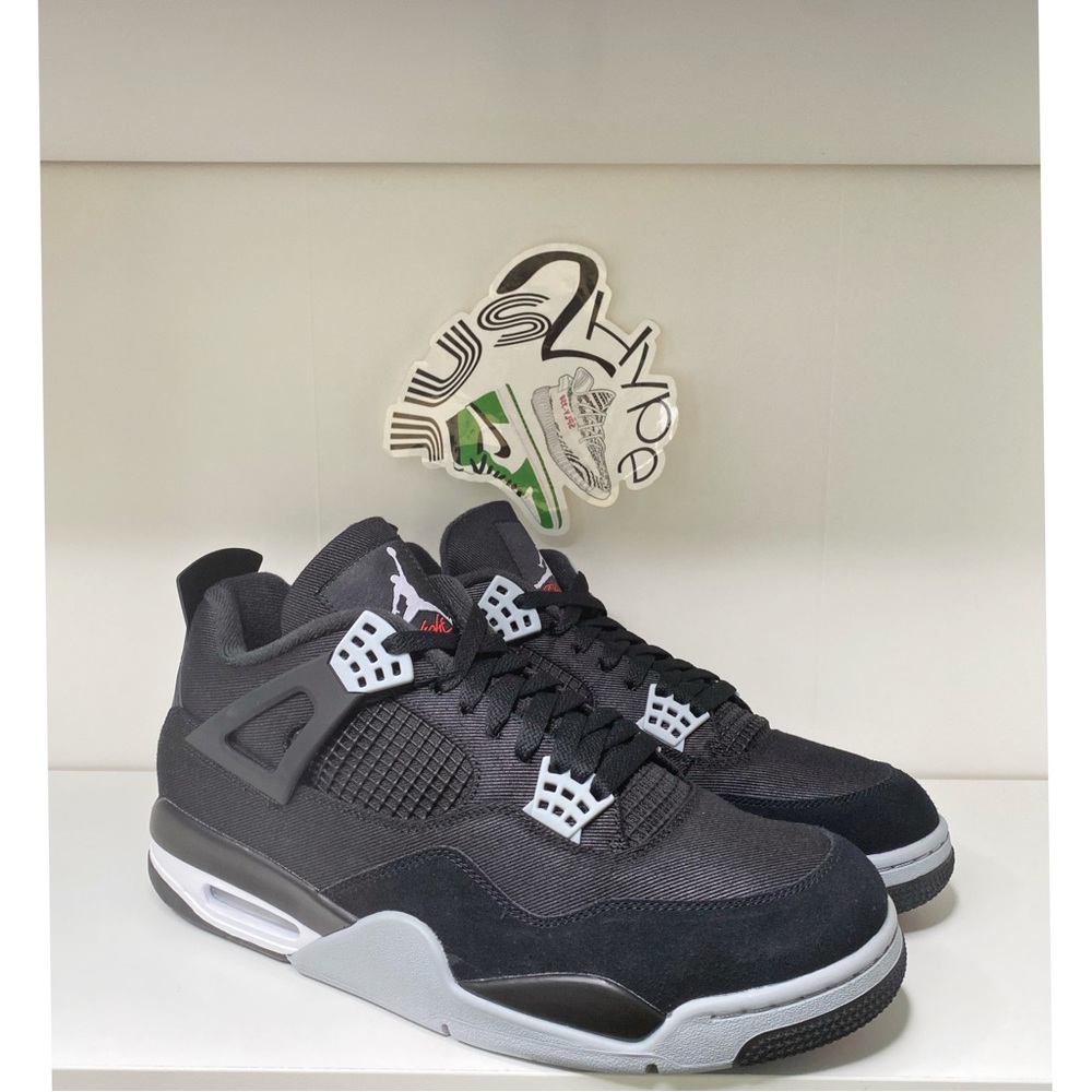 Air Jordan Retro 4s “Black Canvas”